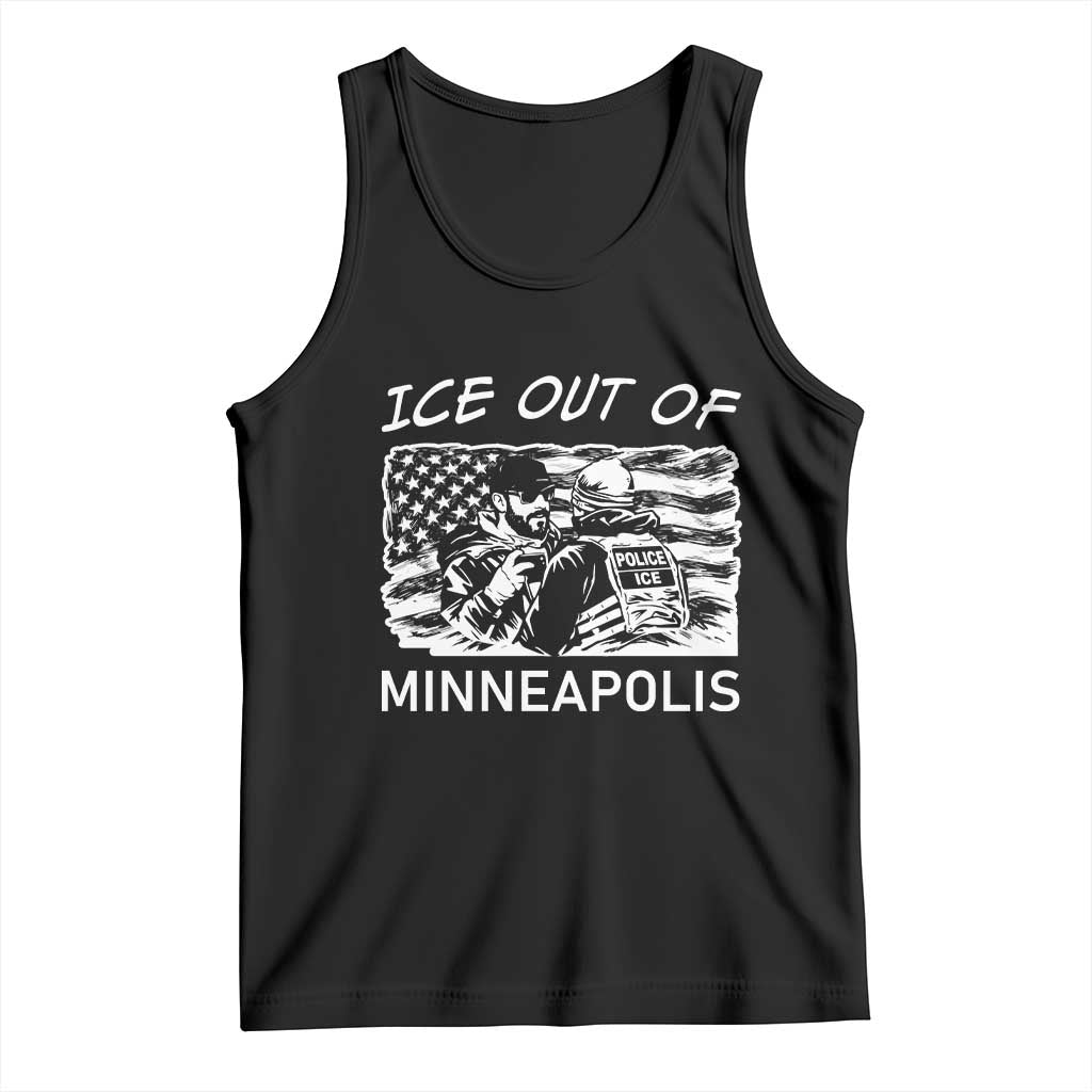 Ice Out Of Minneapolis Tank Top Minnesota Protest Support Gift TS12 Black Print Your Wear