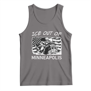 Ice Out Of Minneapolis Tank Top Minnesota Protest Support Gift TS12 Deep Heather Print Your Wear