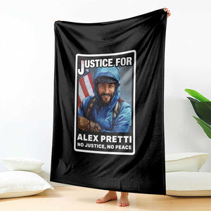 Justice For Alex Pretti Throw Blanket Minneapolis USA Support Gift TS12 Print Your Wear