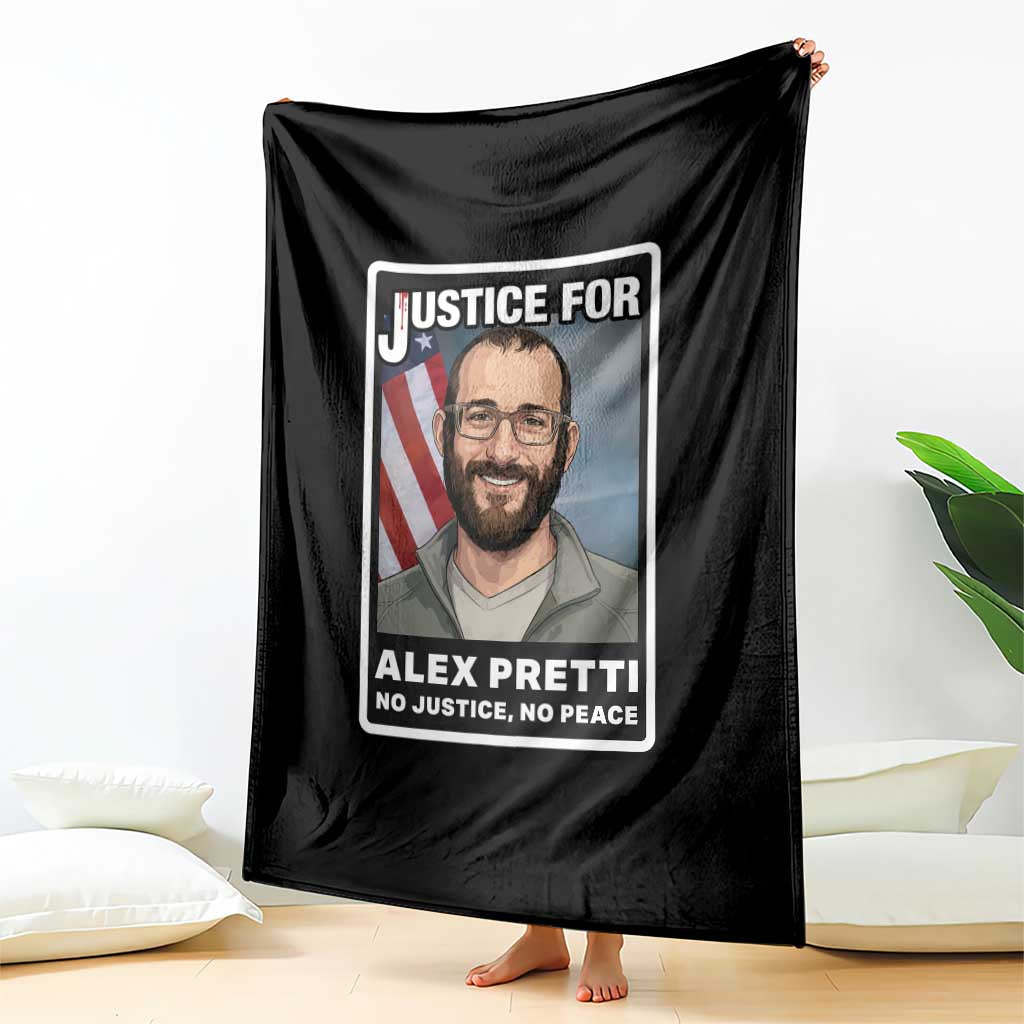 American Flag Minneapolis Support For Alex Gift Throw Blanket TS12 Print Your Wear