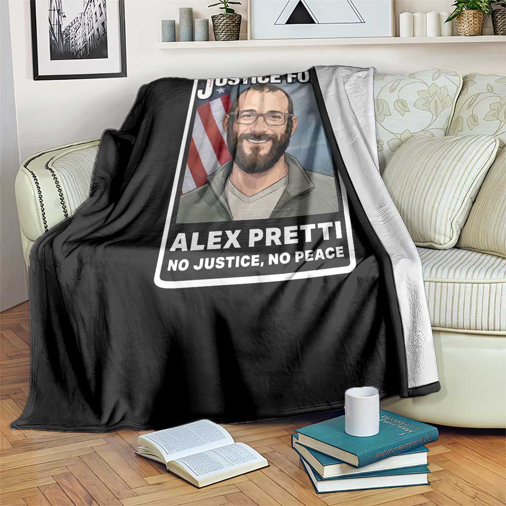 American Flag Minneapolis Support For Alex Gift Throw Blanket TS12 Print Your Wear