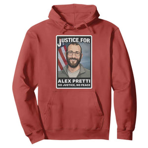 American Flag Minneapolis Support For Alex Gift Hoodie TS12 Red Print Your Wear