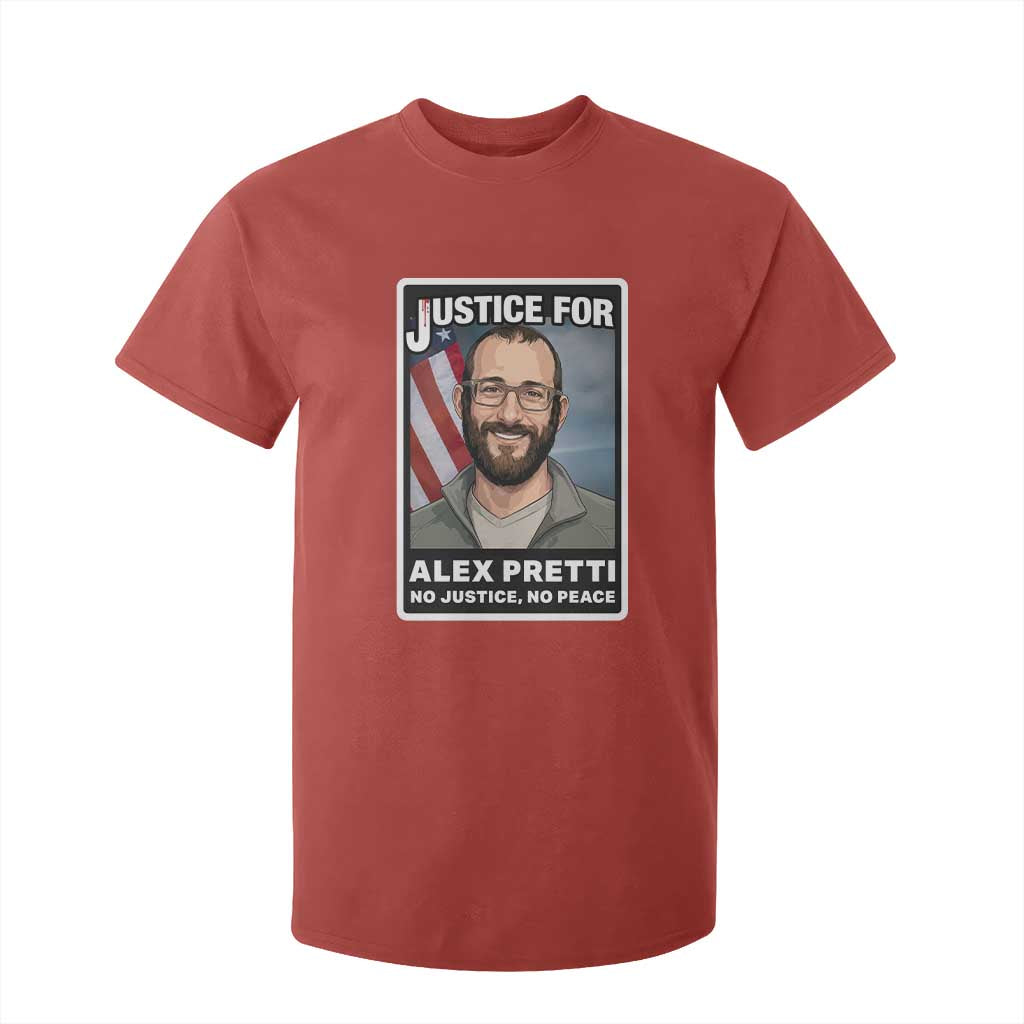 American Flag Minneapolis Support For Alex Gift T Shirt For Kid TS12 Red Print Your Wear