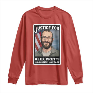 American Flag Minneapolis Support For Alex Gift Long Sleeve Shirt TS12 Red Print Your Wear