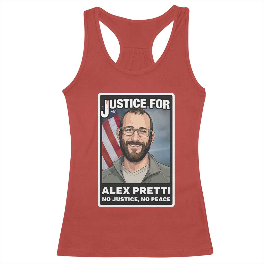American Flag Minneapolis Support For Alex Gift Racerback Tank Top TS12 Red Print Your Wear