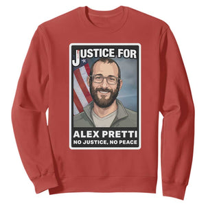 American Flag Minneapolis Support For Alex Gift Sweatshirt TS12 Red Print Your Wear