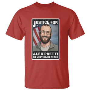 American Flag Minneapolis Support For Alex Gift T Shirt TS12 Red Print Your Wear