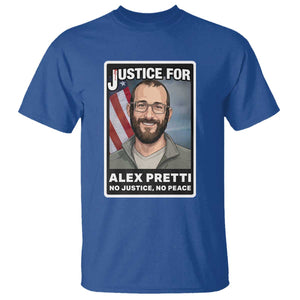 American Flag Minneapolis Support For Alex Gift T Shirt TS12 Royal Blue Print Your Wear