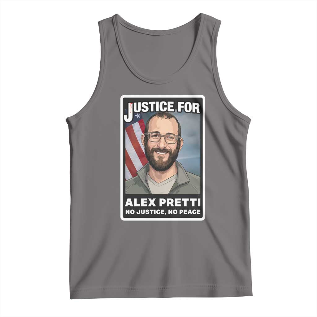 American Flag Minneapolis Support For Alex Gift Tank Top TS12 Deep Heather Print Your Wear