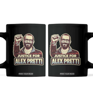 Justice For Alex Coffee Mug Minneapolis ICU Nurse Hero Support Gift TS12 Black Print Your Wear