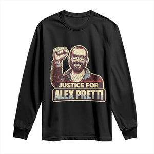 Justice For Alex Long Sleeve Shirt Minneapolis ICU Nurse Hero Support Gift TS12 Black Print Your Wear