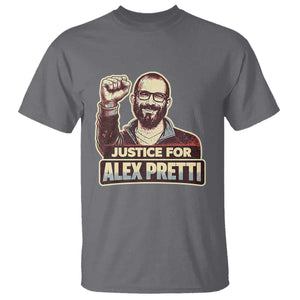Justice For Alex T Shirt Minneapolis ICU Nurse Hero Support Gift TS12 Charcoal Print Your Wear