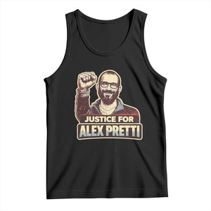 Justice For Alex Tank Top Minneapolis ICU Nurse Hero Support Gift TS12 Black Print Your Wear