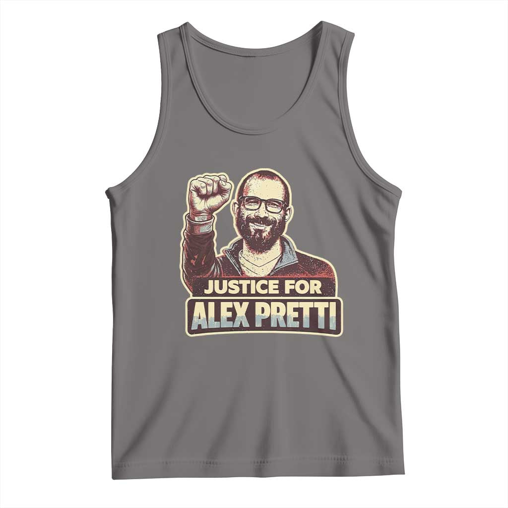 Justice For Alex Tank Top Minneapolis ICU Nurse Hero Support Gift TS12 Deep Heather Print Your Wear