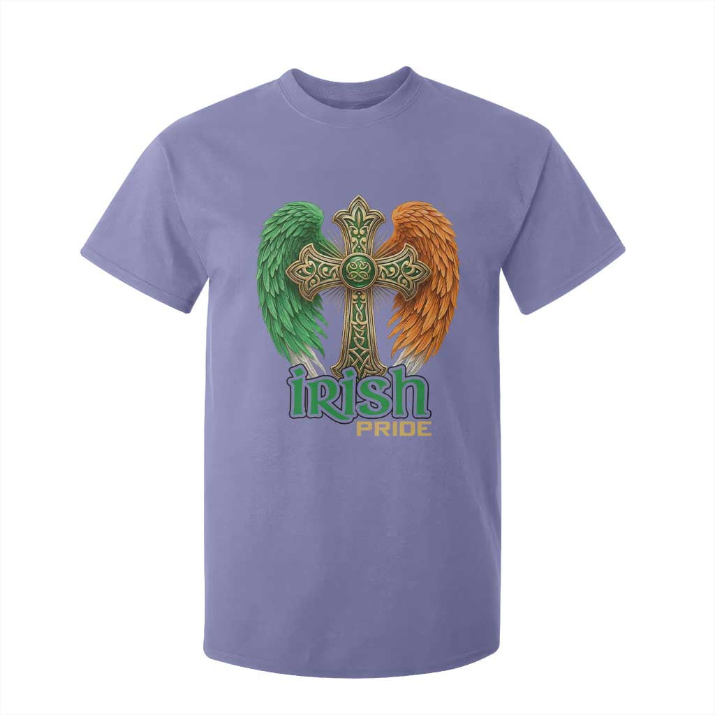 Irish Pride Celtic Cross T Shirt For Kid Christian Gift TS12 Violet Print Your Wear