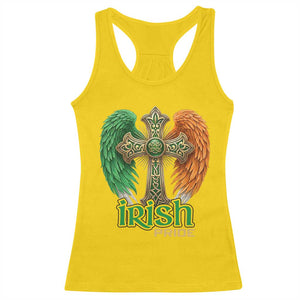 Irish Pride Celtic Cross Racerback Tank Top Christian Gift TS12 Daisy Print Your Wear