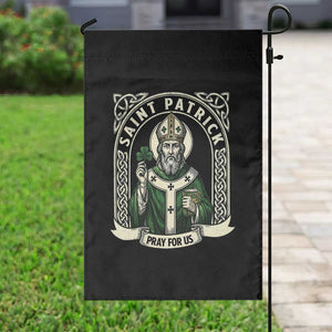 Saint Patrick Pray For Us Garden Flag St Patricks Day Religious Gift TS12 Print Your Wear