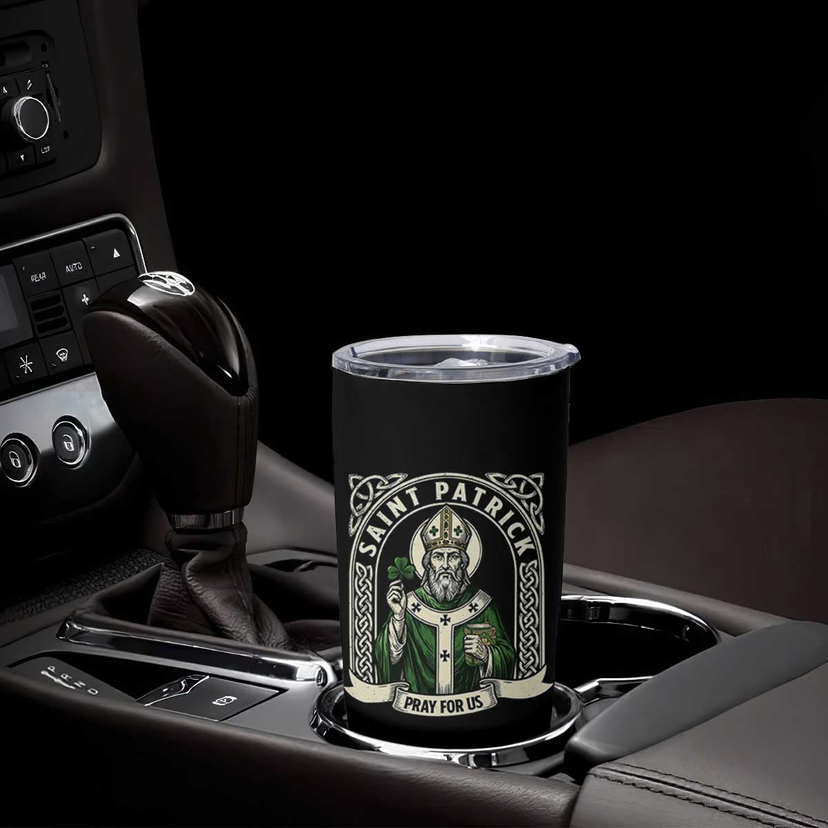 Saint Patrick Pray For Us Tumbler Cup St Patricks Day Religious Gift TS12 Print Your Wear