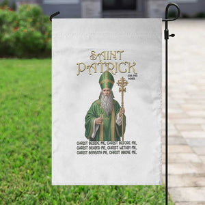 Saint Patrick Ora Pro Nobis Garden Flag Irish Christian Prayer TS12 Print Your Wear