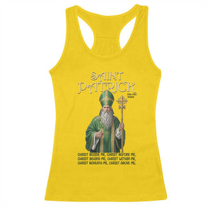 Saint Patrick Ora Pro Nobis Racerback Tank Top Irish Christian Prayer TS12 Daisy Print Your Wear