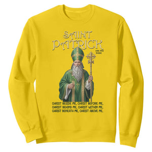 Saint Patrick Ora Pro Nobis Sweatshirt Irish Christian Prayer TS12 Daisy Print Your Wear