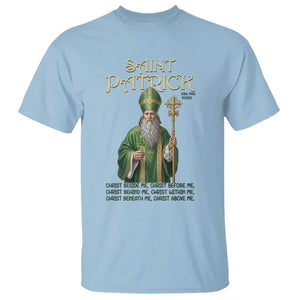 Saint Patrick Ora Pro Nobis T Shirt Irish Christian Prayer TS12 Light Blue Print Your Wear