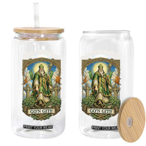 Funny Saint Patrick Go'n Git Snake Glass Can St Patricks Day TS12 Print Your Wear