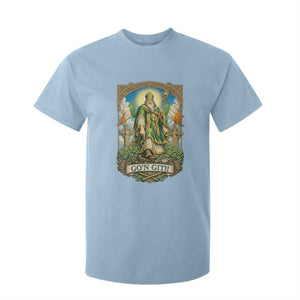 Funny Saint Patrick Go'n Git Snake T Shirt For Kid St Patricks Day TS12 Light Blue Print Your Wear