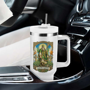 Funny Saint Patrick Go'n Git Snake Tumbler With Handle St Patricks Day TS12 Print Your Wear