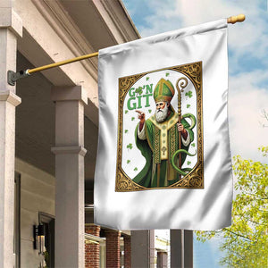Saint Patrick Go'n Git Garden Flag Funny St Patricks Day Snake Legend TS12 Print Your Wear