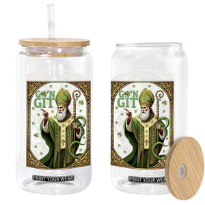 Saint Patrick Go'n Git Glass Can Funny St Patricks Day Snake Legend TS12 Print Your Wear