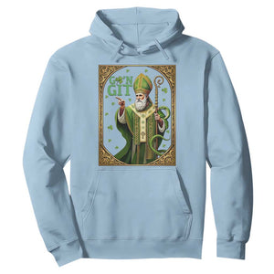 Saint Patrick Go'n Git Hoodie Funny St Patricks Day Snake Legend TS12 Light Blue Print Your Wear