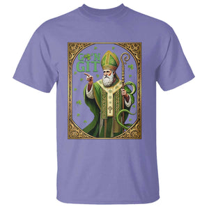 Saint Patrick Go'n Git T Shirt Funny St Patricks Day Snake Legend TS12 Violet Print Your Wear