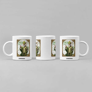 Saint Patrick Go'n Git Coffee Mug Funny St Patricks Day Snake Legend TS12 Print Your Wear