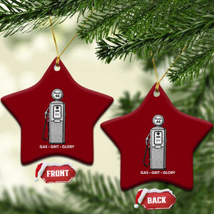 Route Highway 66 Americana Road Trip Ceramic Ornament Gas Grill Glory TS12 Print Your Wear