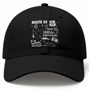 Route Highway 66 100th Anniversary Baseball Cap The Mother Road Centennial TS12 Print Your Wear