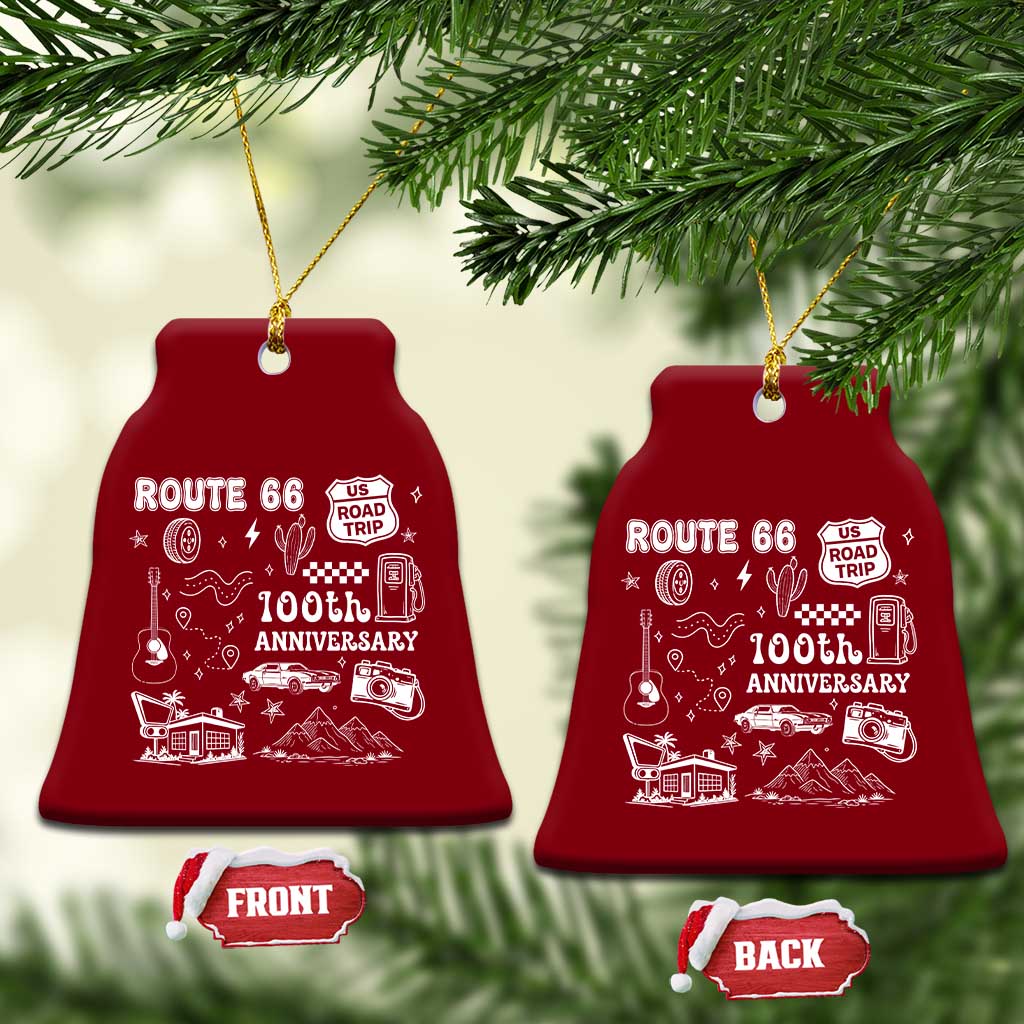 Route Highway 66 100th Anniversary Ceramic Ornament The Mother Road Centennial TS12 Print Your Wear