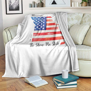 The Show Me State Est 1821 Throw Blanket Proud Missourian Gift TS12 Print Your Wear