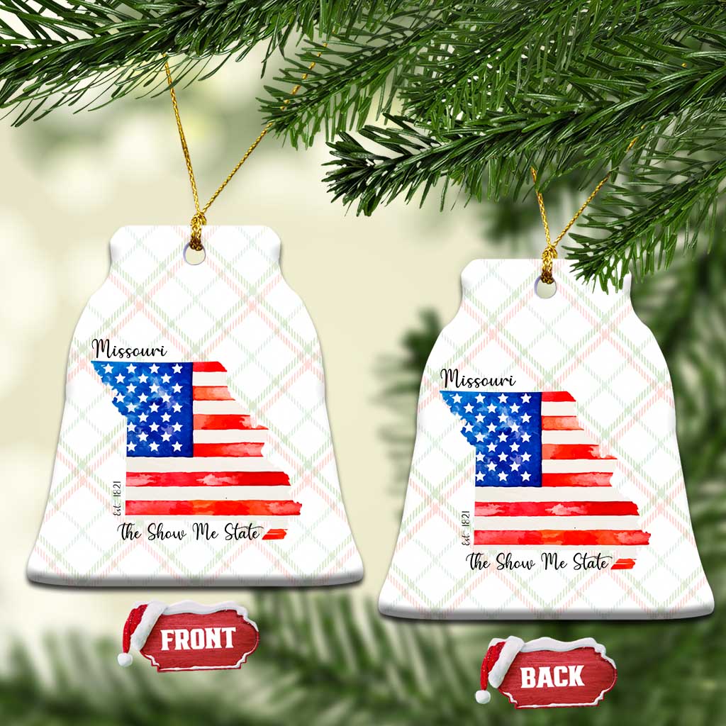The Show Me State Est 1821 Ceramic Ornament Proud Missourian Gift TS12 Print Your Wear