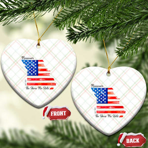 The Show Me State Est 1821 Ceramic Ornament Proud Missourian Gift TS12 Print Your Wear