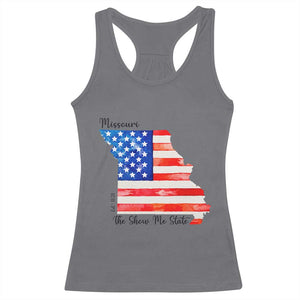 The Show Me State Est 1821 Racerback Tank Top Proud Missourian Gift TS12 Charcoal Print Your Wear