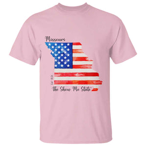 The Show Me State Est 1821 T Shirt Proud Missourian Gift TS12 Light Pink Print Your Wear