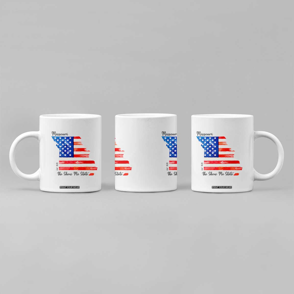The Show Me State Est 1821 Coffee Mug Proud Missourian Gift TS12 Print Your Wear