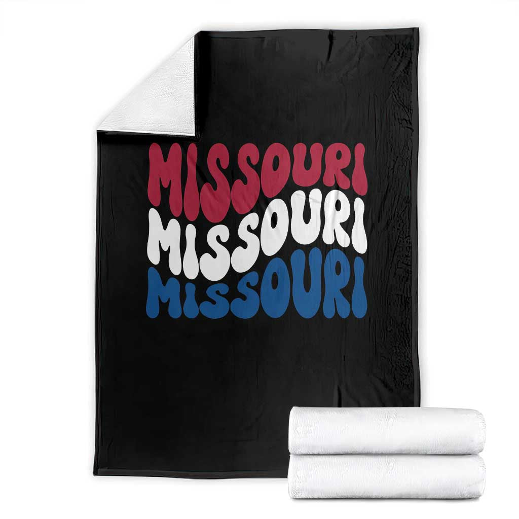 The Show Me State Pride Throw Blanket Gift For Missouri Lovers TS12 Black Print Your Wear
