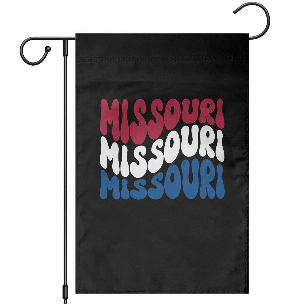 The Show Me State Pride Garden Flag Gift For Missouri Lovers TS12 Black Print Your Wear