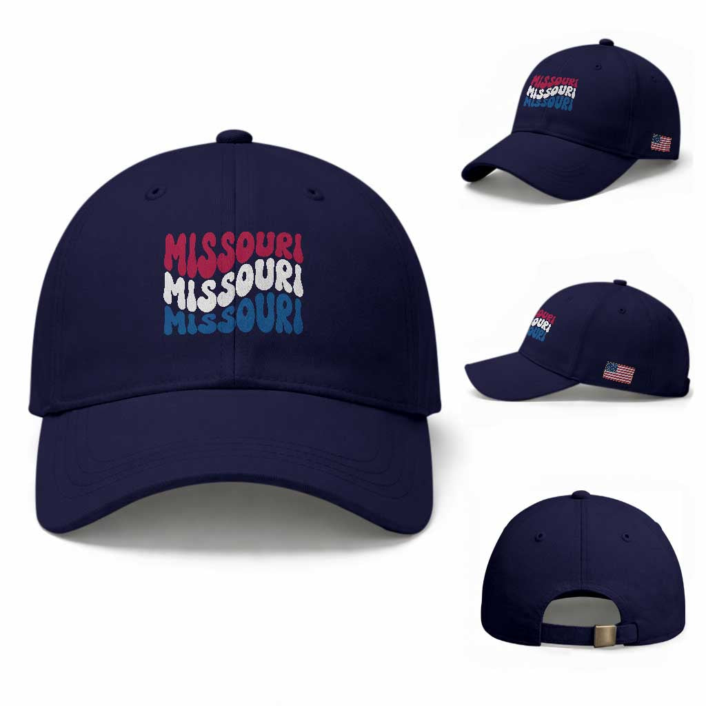 The Show Me State Pride Baseball Cap Gift For Missouri Lovers TS12 Baseball Cap Universal Fit Dark Blue Print Your Wear