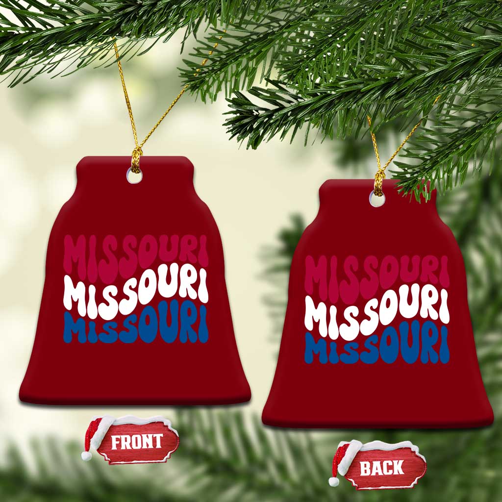 The Show Me State Pride Ceramic Ornament Gift For Missouri Lovers TS12 Print Your Wear