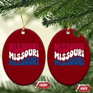The Show Me State Pride Ceramic Ornament Gift For Missouri Lovers TS12 Print Your Wear