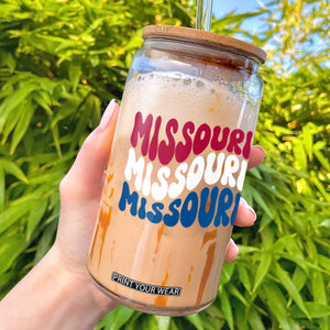 The Show Me State Pride Glass Can Gift For Missouri Lovers TS12 Black Print Your Wear