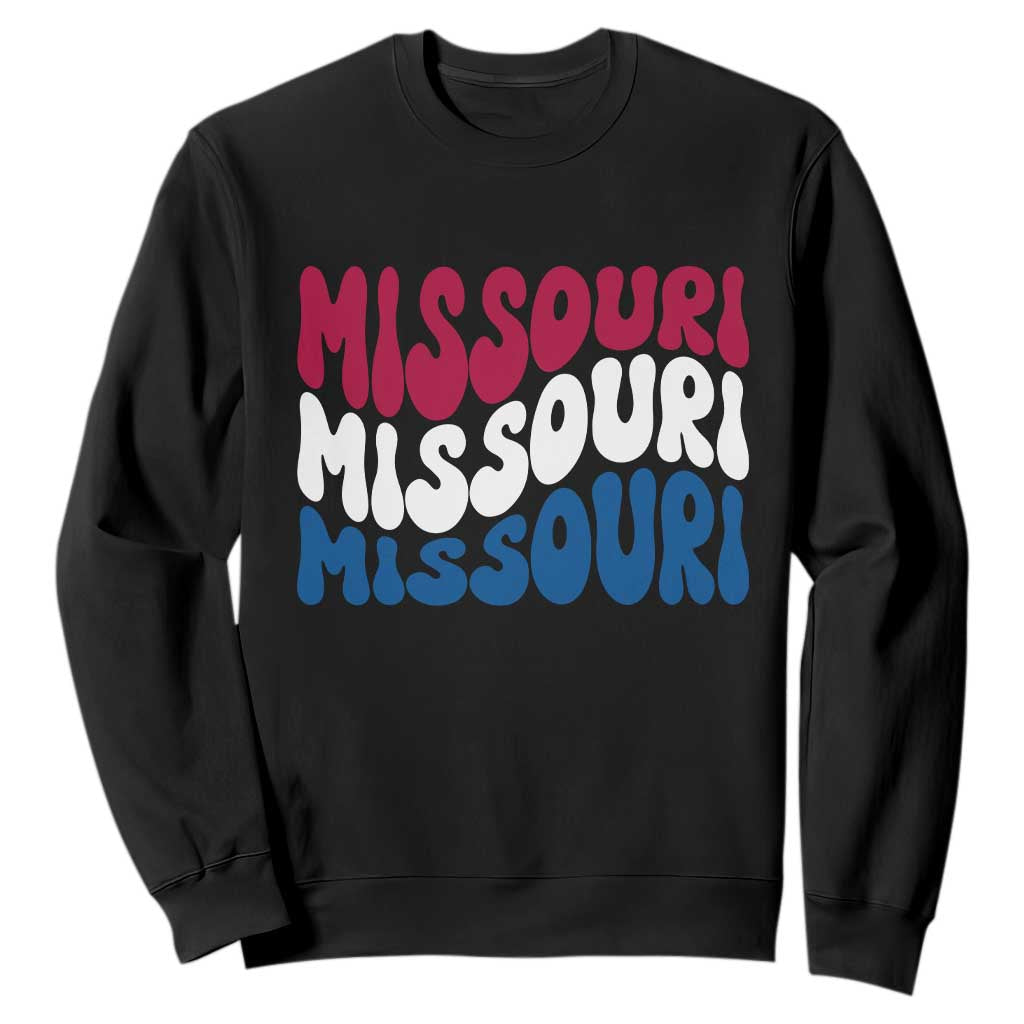 The Show Me State Pride Sweatshirt Gift For Missouri Lovers TS12 Black Print Your Wear